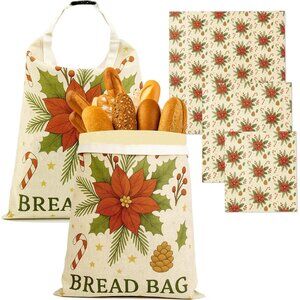 5PCS Christmas Beeswax s Set – 2 Reusable s + 3 Wax Paper Sheets,Eco-Friendly Be